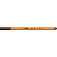 Tűfilc, 0,4 mm, STABILO "Point 88", umbrabarna