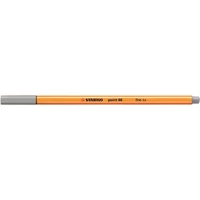 Tűfilc, 0,4 mm, STABILO "Point 88", közép jégszürke