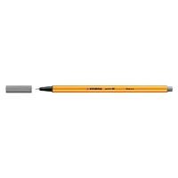Tűfilc, 0,4 mm, STABILO "Point 88", szürke