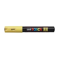 Dekormarker, 0,7-1,0 mm, UNI "Posca PC-1M", sárga