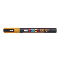Dekormarker, 0,9-1,3 mm, UNI"Posca PC-3ML", fényes narancs