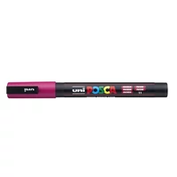 Dekormarker, 0,9-1,3 mm, UNI "Posca PC-3M", fukszia