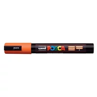 Dekormarker, 1,8-2,5 mm, UNI "Posca PC-5M", narancssárga