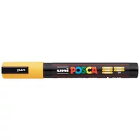 Dekormarker, 1,8-2,5 mm, UNI "Posca PC-5M", okker