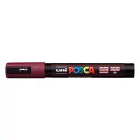 Dekormarker, 1,8-2,5 mm, UNI "Posca PC-5M", vörösbor