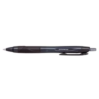 Golyóstoll, 0,35 mm, nyomógombos, fekete tolltest, UNI "SXN-157S Jetstream Sport Eco", fekete