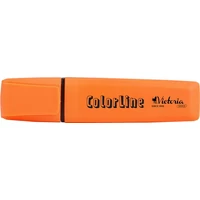 Szövegkiemelő, 1-5 mm, VICTORIA OFFICE, "ColorLine", narancssárga