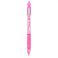 Golyóstoll, 0,27 mm, nyomógombos, ZEBRA "Z-Grip Smooth", rózsaszín