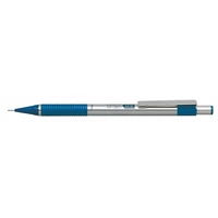 Nyomósirón, 0,5 mm, rozsdamentes acél, kék test, ZEBRA "M-301"