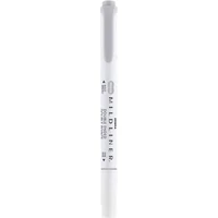 Szövegkiemelő, 1,0 / 3,5 mm, kétvégű ZEBRA "Mildliner Cool & Refined" szürke