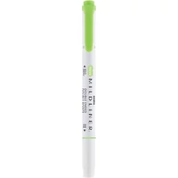 Szövegkiemelő, 1,0 / 3,5 mm, kétvégű ZEBRA "Mildliner Cool & Refined" zöld