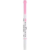 Szövegkiemelő, 1,0 / 3,5 mm, kétvégű, ZEBRA "Mildliner Fluorescent", rózsaszín