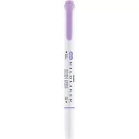 Szövegkiemelő, 1,0 / 3,5 mm, kétvégű ZEBRA "Mildliner Cool & Refined" lila