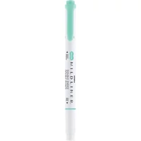 Szövegkiemelő, 1,0 / 3,5 mm, kétvégű, ZEBRA "Mildliner Fluorescent", türkiz