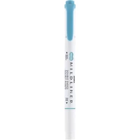 Szövegkiemelő, 1,0 / 3,5 mm, kétvégű, ZEBRA "Mildliner Warm", füstkék
