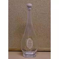 Fa címkés üveg - 20-as - Ajándék szülinapra