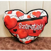 Nagy szív párna - Szeretlek