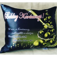 Karácsonyi párna-zöld színű