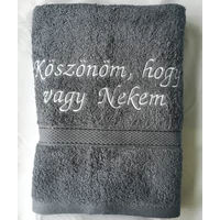 Törölköző - Köszönöm hogy vagy szürke