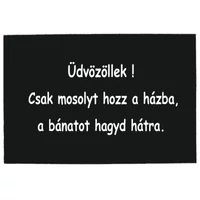 Lábtörlő-Csak mosolyt hozz a házba!:)