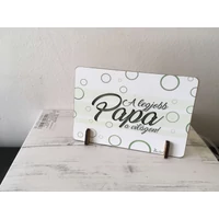 Kis fa tábla - A legjobb Papa a világon
