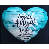 Kicsi szív párna - Anya az aki bárkit
