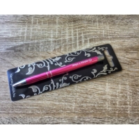 Gravírozott toll - Anya a főnök-rózsaszín - Ajándék Anyukáknak - Anyák napi ajándék
