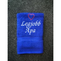 Hímzett törölköző - Legjobb apa
