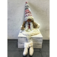 Lógó lábú kislány figura - Ajándék ötlet karácsonyra