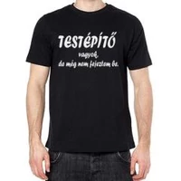 Feliratos póló - Testépítő XL