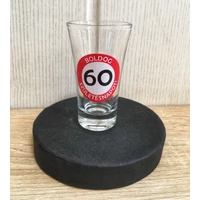 Évszámos  pohár - Boldog Születésnapot 60éves