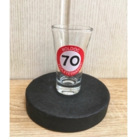 Pálinkás pohár - Boldog Születésnapot 70 - Ajándék ötlet születésnapra