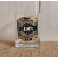 Whiskey pohár- Igazi Férfi - Ajándék ötlet férfiaknak