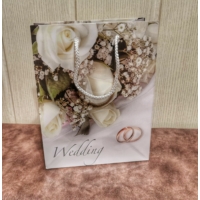 Ajándéktasak Wedding felirat  - Ajándék ötlet esküvőre