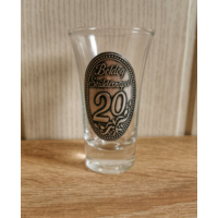 Óncímkés  pohár- Születésnap 20éves - Ajándék ötlet születésnapra
