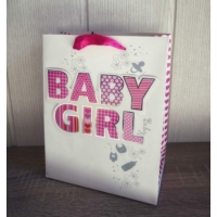 Ajándéktasak - közepes Baby Girl - Ajándékötlet babalátogatóba
