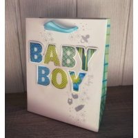 Ajándéktasak - közepes Baby Boy - Ajándékötlet babalátogatóba