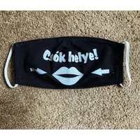 Maszk - Csók helye fekete