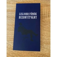 Bizonyítvány - Legjobb főnök- Ajándék ötlet főnöknek