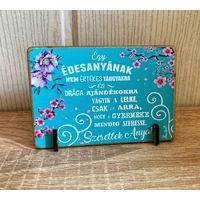 Kis fa tábla - Egy édesany