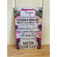 Dísztábla kicsi - Anya annyi mindent