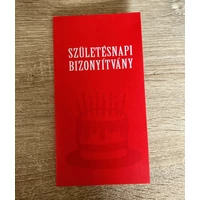 Bizonyítvány - Születésnap