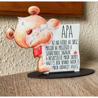Talpas Tábla macis - Apa az aki átölel