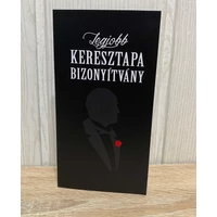 Bizonyítvány - Legjobb keresztapa - Ajándék ötlet keresztapának