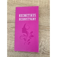 Bizonyítvány - Kozmetikus - Ajándék ötlet kozmetikusnak