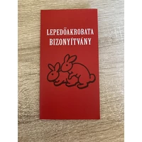 Bizonyítvány - Lepedőakrobata - Valentin napi ajándék