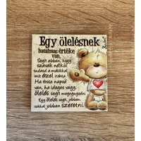 Hűtőmágnes Egy ölelésnek - Szerelmes ajándék