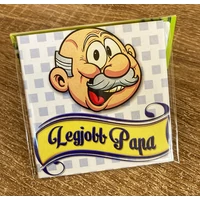 Hűtőmágnes-Legjobb Papa - Ajándék Nagypapának