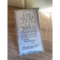 Fa mágnes - Apa az ak