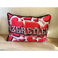 Téglalap párna - Szeretlek